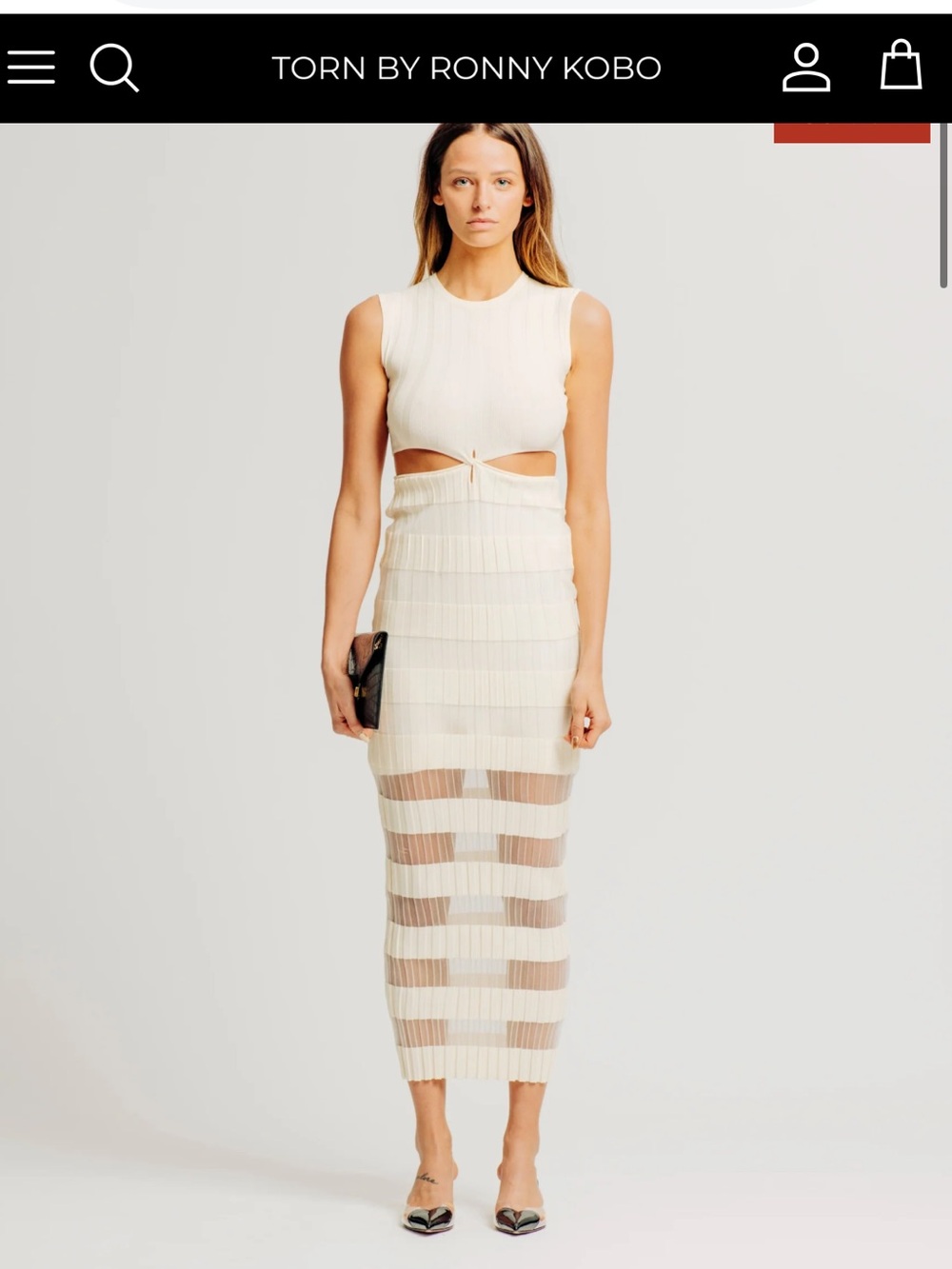 torn by ronny kobo Ellie dress. NWT sz XS